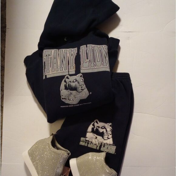 🆕🦁 Vintage Penn State "Nittany Lions" Sweatsuit - L - Picture 1 of 5